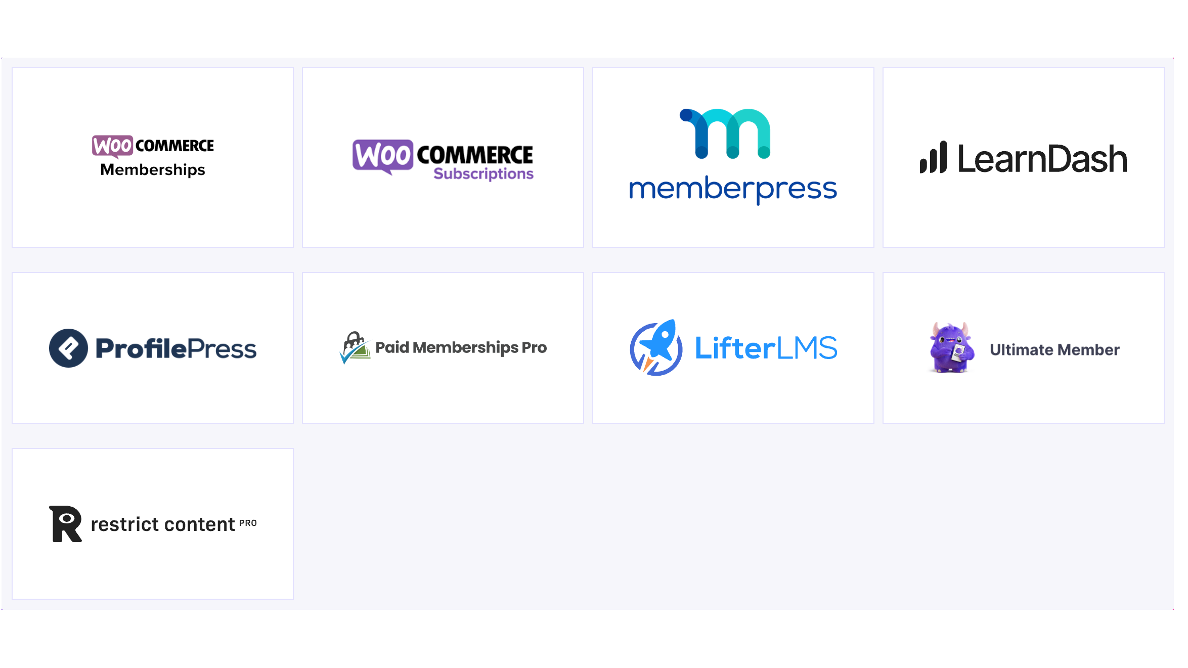 Integration with Membership Plugins